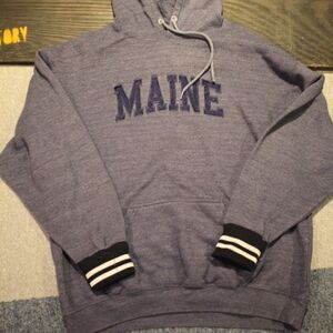 Pacific & Co Navy MAINE Hoodie - Size L